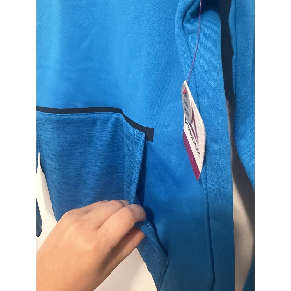 Reebok Boy's Athletic Cool Down Fleece Hoodie, Size XXL 18 Casual Sweater Preppy - Picture 4 of 5
